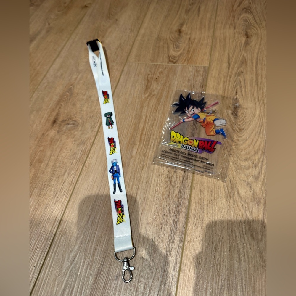 Dragon Ball Daima Lanyard and Goku Ceramic Stand SDCC 2024‎ exclusive